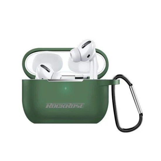 Rockrose Veil III Silicone Protective Case for AirPods Pro &ndash; Green
